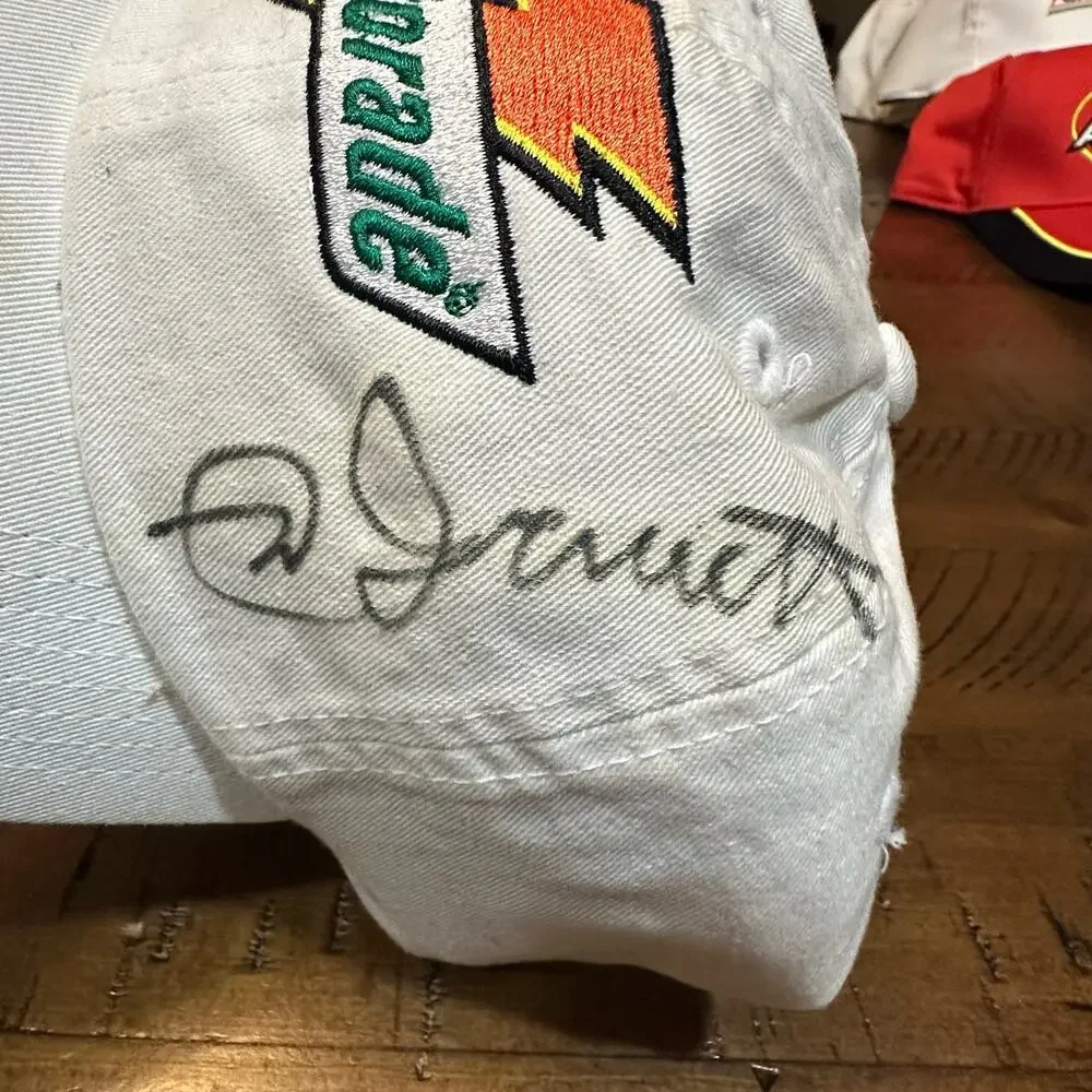 Vintage Gatorade NASCAR Autographed Adjustable Hat